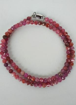 Чокер з каменю рубін