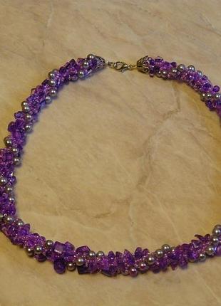 Кольє "аметистове"