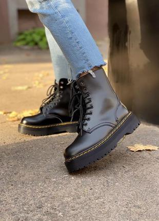 Ботинки dr. martens jadon black  черевики