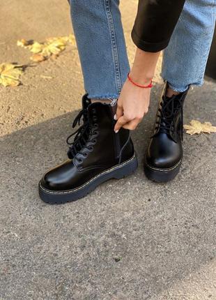 Ботинки dr. martens jadon black  черевики6 фото