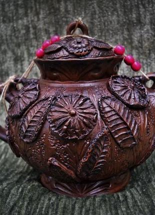 Чайник "цветочный шоколад"1 фото