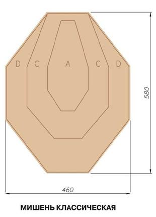 Комплект мішені ipsc (300 шт)1 фото
