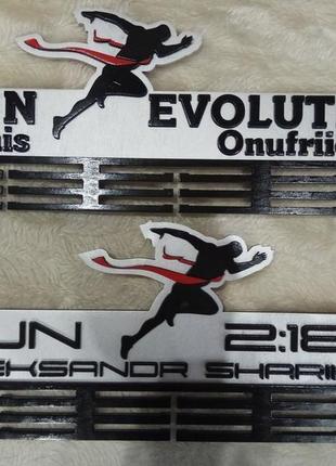 Медальница run evolution (холдер кріплення медалей)3 фото