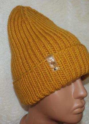 Шапка жіноча ручна робота handmade /50%шерсть /