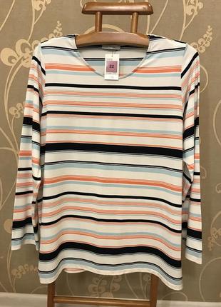 Нереально красивая и стильная брендовая кофточка в полоску.