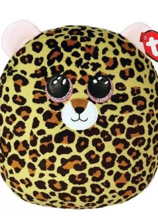 М'яка іграшка-подушка ty squish-a-boo's леопард livvie, 40 см 39221