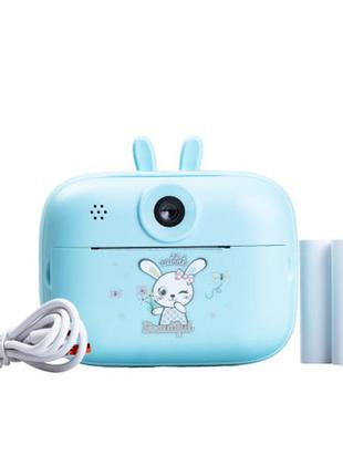 Цифровой детский фотоаппарат с функцией мгновенной печати ,фотокамера детская с принтером мгновенной печати