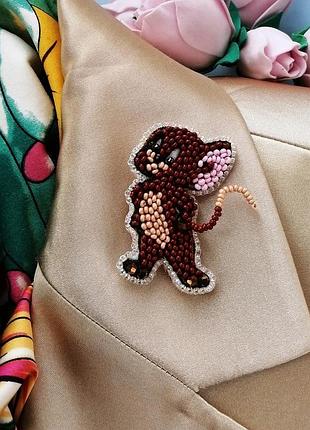 Дитяча брошка миша джеррі з мультика том і джеррі