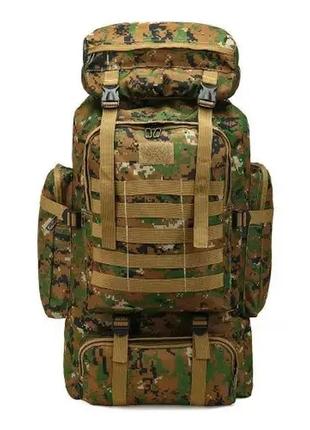 Тактический рюкзак армейский 80л-85л ( олива,комуф свет ,комуф тем,черный)1 фото