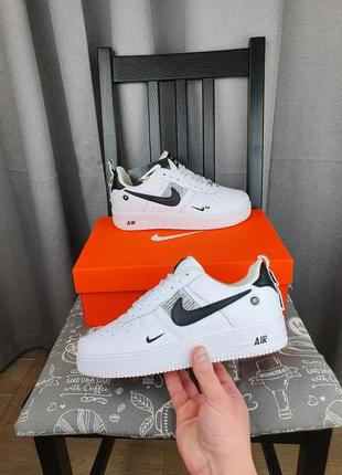 Жіночі білі кросівки nike air force 1 07 lv8 ultra white. жіноче взуття найк аір форс 1 07 лв8 ультра вайт