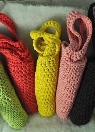 Сумка вязаная, торбочка, цвета в ассортименте / сумка в'язана, торба, кольори в асортименті5 фото