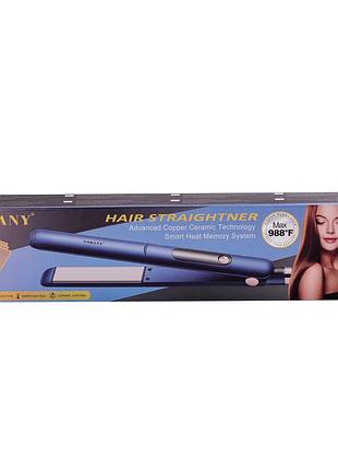 Праска для волосся sokany sk-1924, плойка для волосся, вирівнювання волосся колір: синій