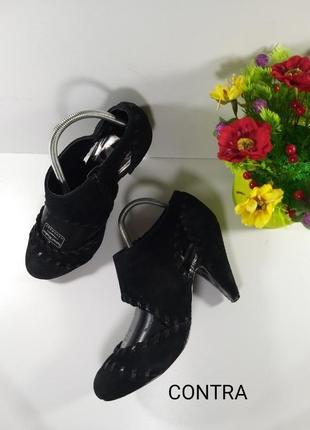 Стильные замшевые туфли, ручная работа, под винтаж