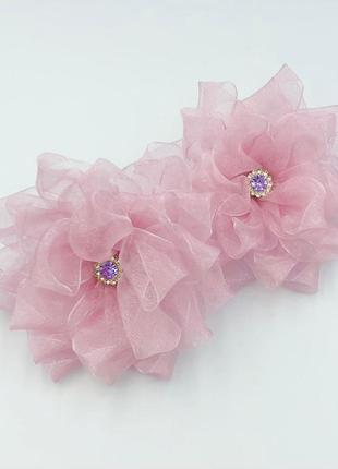 Нарядные школьные бантики цветочки на резиночках