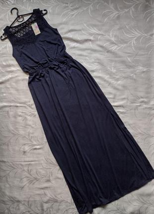 10вечірня 120623//esmara плаття сарафан сукня довга з-мереживо з-розрізами с-кружево4 фото