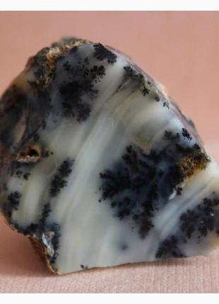 Намисто - чокер з натурального каменю опал моховий5 фото