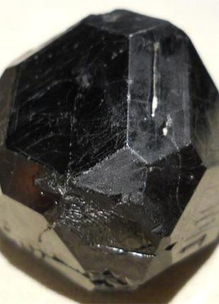 Бусы - чокер из натурального камня черная шпинель5 фото