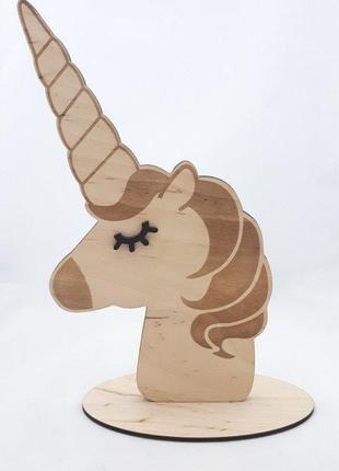 Подставка держатель для заколок обручей единорог