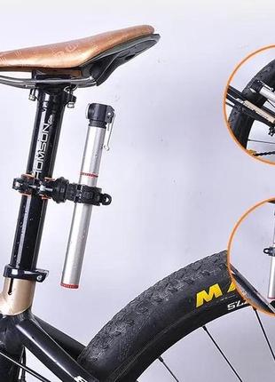 Кріплення для фари на кермо v1 360 поворотне велосипеда велотримач4 фото