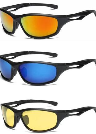 Вело окуляри з поляризацією uv400 polaized велочки спорт окуляри