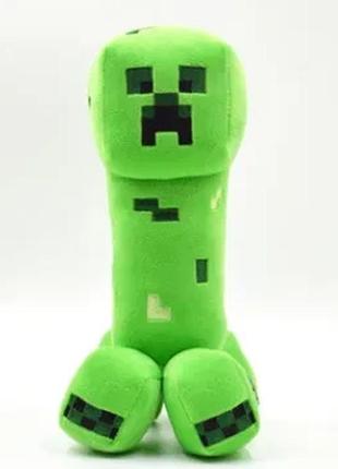 М'яка іграшка "крипер" із гри майнкрафт 18 або 25 см creeper mojang7 фото