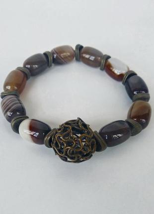 Браслет - африканский агат