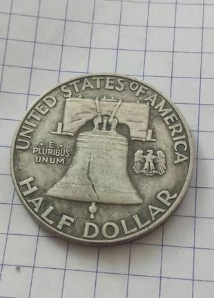 Монета 1 доллар, half dollar, пятьдесят центов, полдоллара. коллекция8 фото