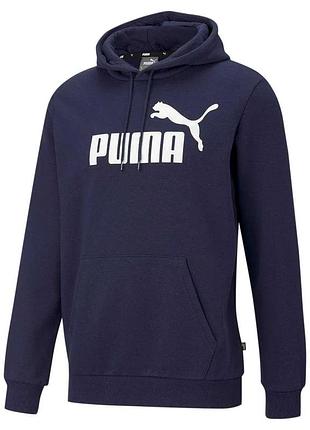 Худі puma спортивная ess big logo hoodie fl худи свитшот балахон толстовка