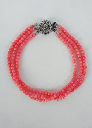 Браслет женский из коралла