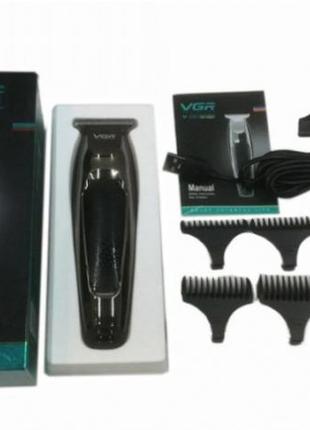 Беспроводная машинка для стрижки волос vgr v-030 black6 фото