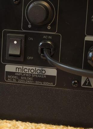 На 100 вт microlab solo 6с. акустична система. колонки для пк.7 фото