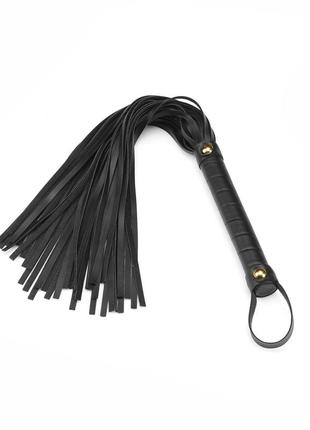 Флоггер liebe seele black organosilicon flogger