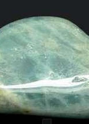 Серьги с натуральным камнем аквамарин4 фото