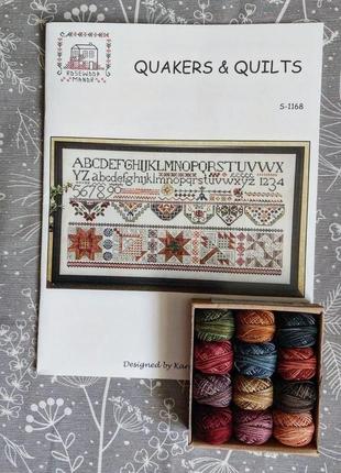 Rosewood manor quakers&quilts s-1168 в набір входить буклет зі схемою та нитки по ключу