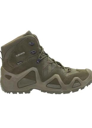 Черевики тактичні lowa zephyr gtx mid tf ranger green gore-tex 412 фото