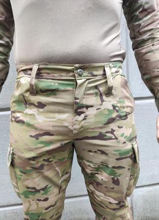 Форма мультикам зсу тактична військова убакс штани посилені рі...5 фото