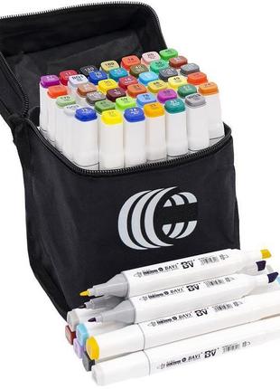 Набір скетч-маркерів bv 40 кольорів у сумці (bv820-40)