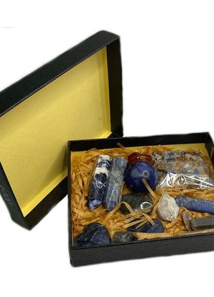 Набор камней содалит для усиления алтаря (код 1071)