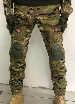 Военная форма мультикам мужская / тактический костюм с наколен...2 фото