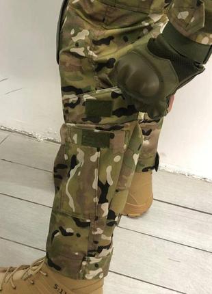 Военная форма мультикам мужская / тактический костюм с наколен...6 фото