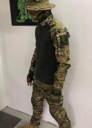 Военная форма мультикам мужская / тактический костюм с наколен...8 фото