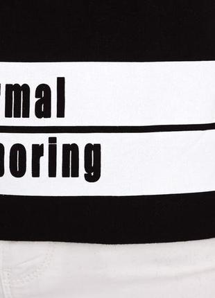 Sweatshirt "normal is boring"2 фото