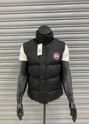 Мужская жилетка canada goose черная3 фото