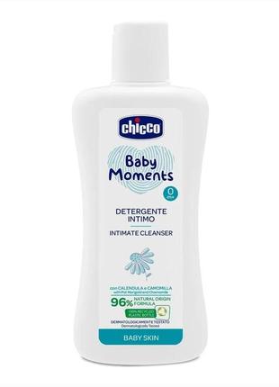 Гель для інтимної гігієни chicco baby moments, 200 мл 10246.001 фото