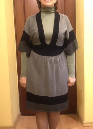 Платье сарафан теплое