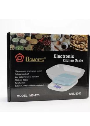Кухонні ваги domotec ms-125 до 7 кг4 фото