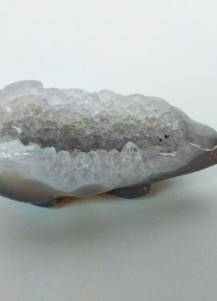 Фігурка їжака з натурального каменю агат