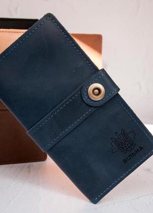 Жіночий шкіряний гаманець з гравіюванням, великий жіночий гаманець, довгий гаманець-клатч4 фото