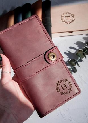 Жіночий шкіряний гаманець з гравіюванням, великий жіночий гаманець, довгий гаманець-клатч10 фото