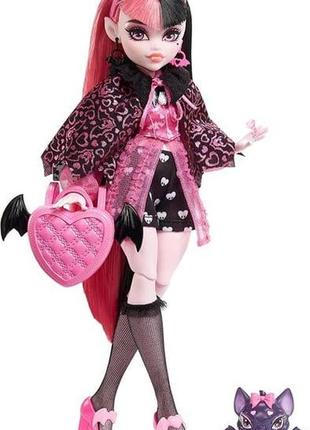 Лялька monster high монстрокласика дракулаура, 26 см hhk511 фото